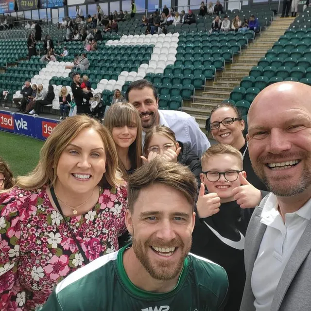 Sparkling White Carpet Cleaning, Sponsers of Celebrity Football Match Plymouth Argyle