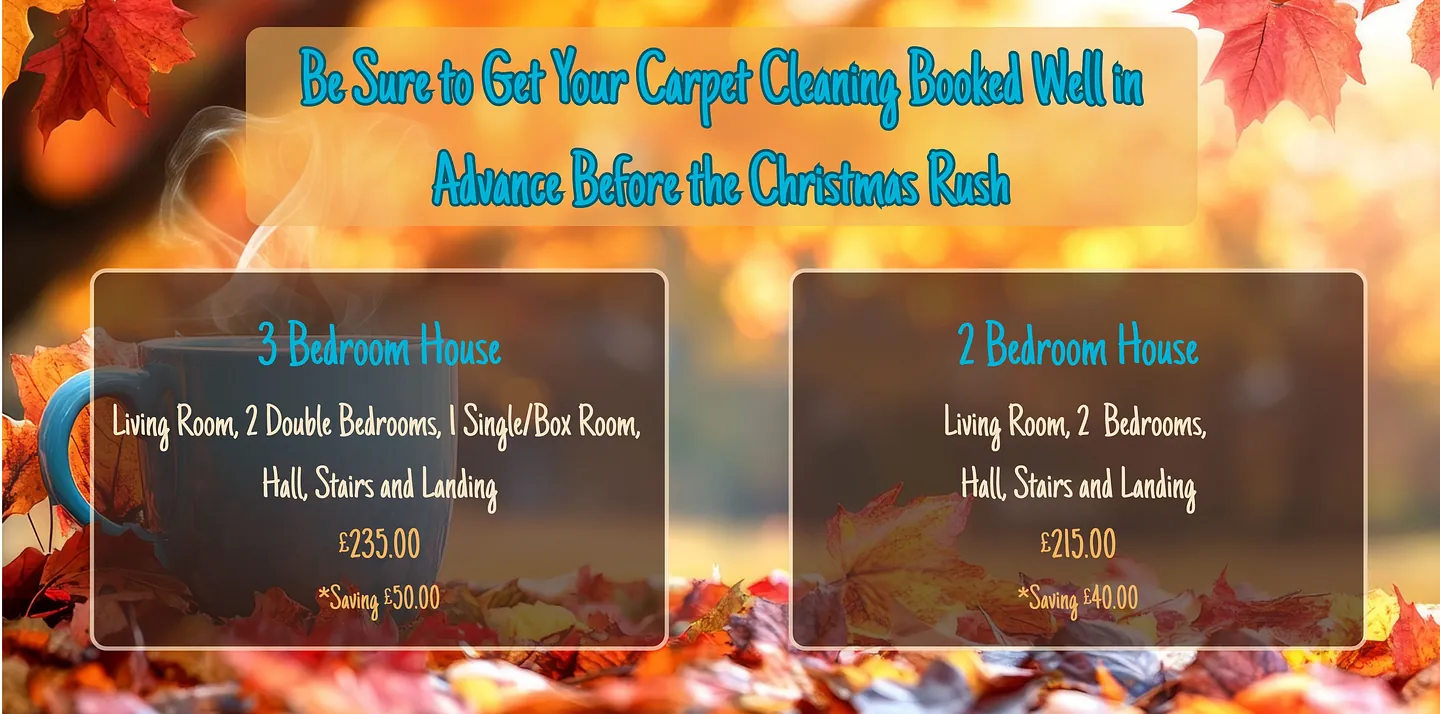 Be Sure to Get Your Carpet Cleaning Booked Well in Advance Before the Christmas Rush